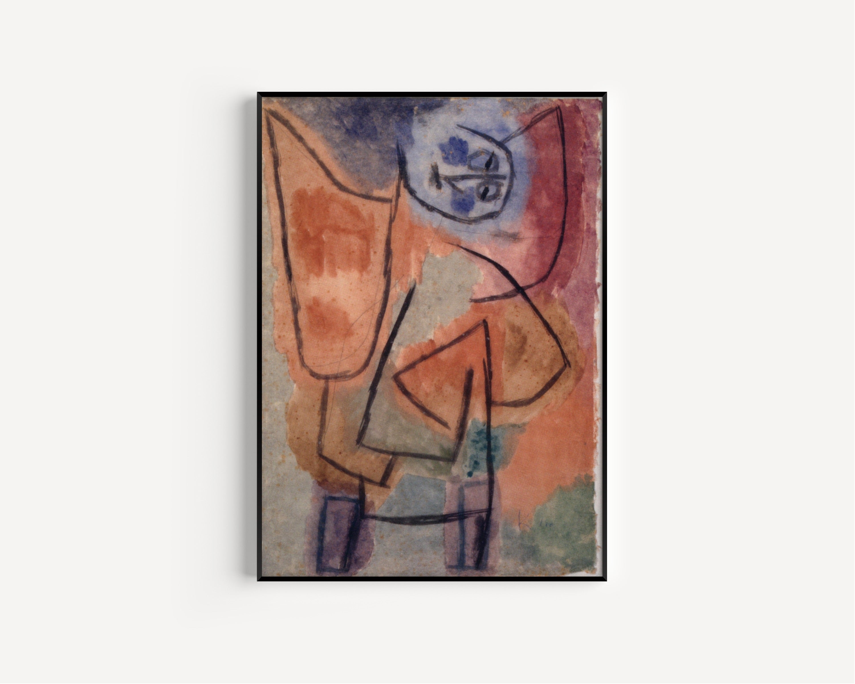 Paul Klee — Overfull Angel (Engel, übervoll) | Bauhaus Fine Art Print - 9ArtPrints