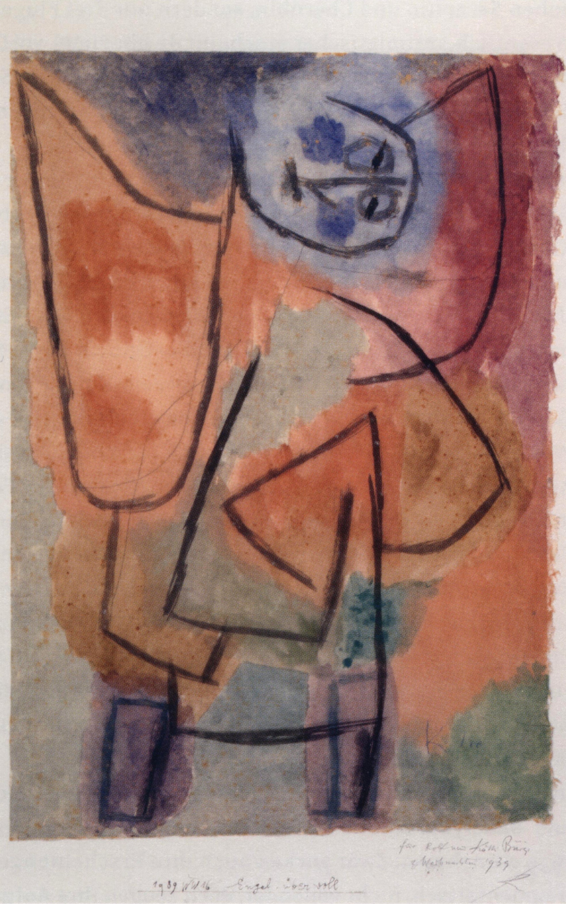 Paul Klee — Overfull Angel (Engel, übervoll) | Bauhaus Fine Art Print - 9ArtPrints