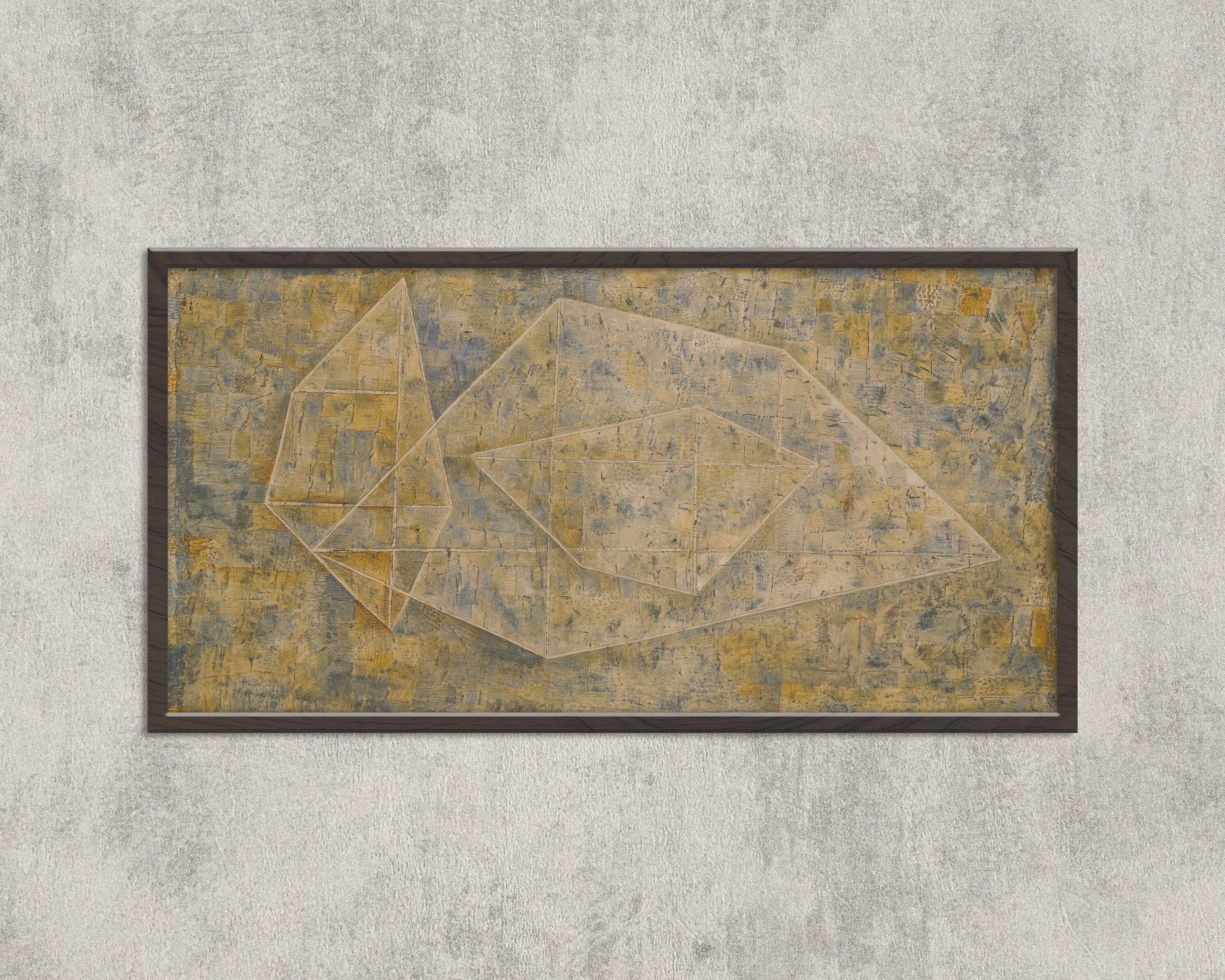 Paul Klee - P 14 | Modern Abstract Wide Panoramic Art (available framed or unframed) - 9ArtPrints