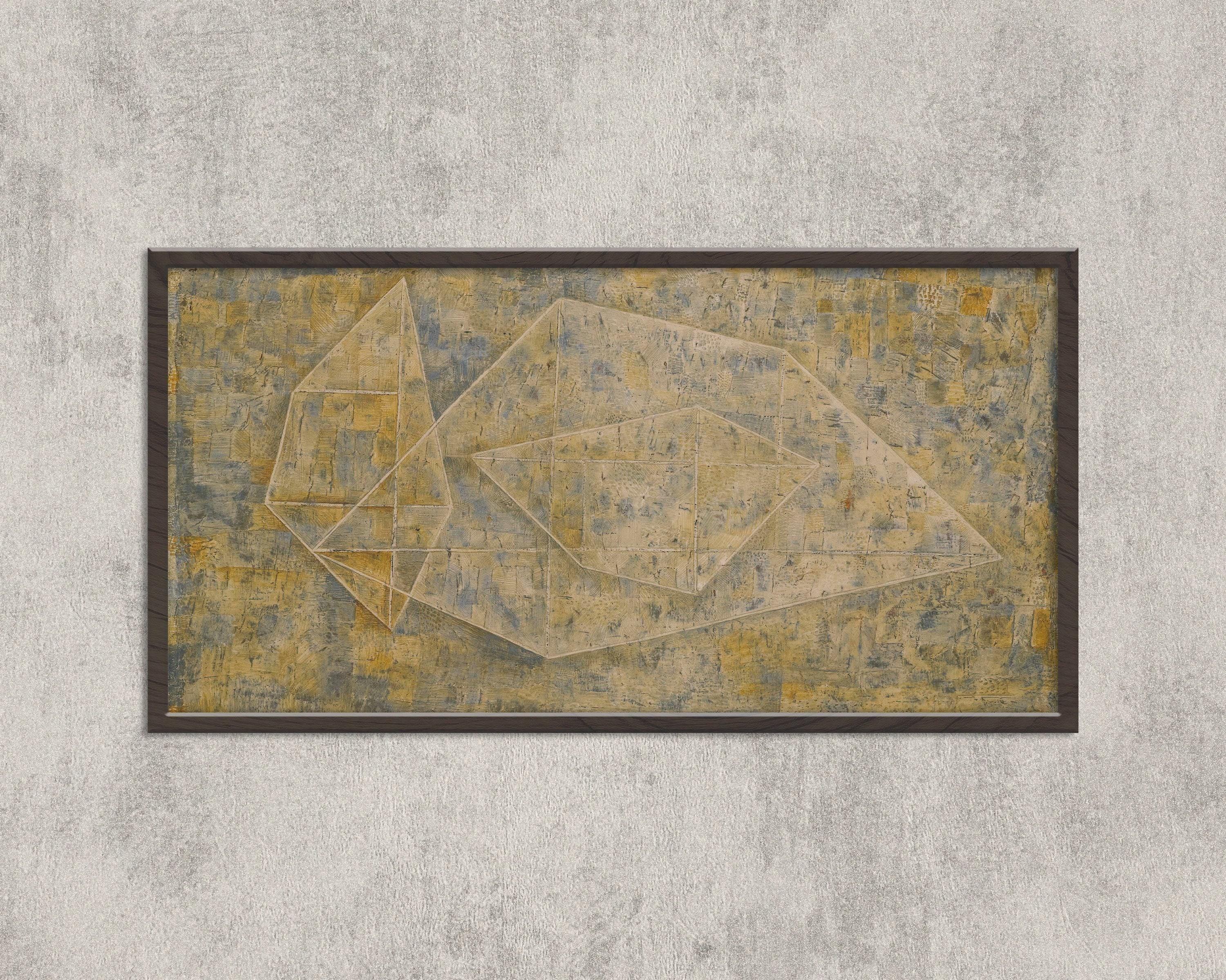 Paul Klee - P 14 | Modern Abstract Wide Panoramic Art (available handframed or unframed) 2x1 - 9ArtPrints