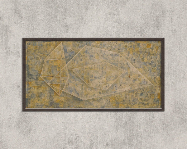 Paul Klee - P 14 | Modern Abstract Wide Panoramic Art (available handframed or unframed) 2x1