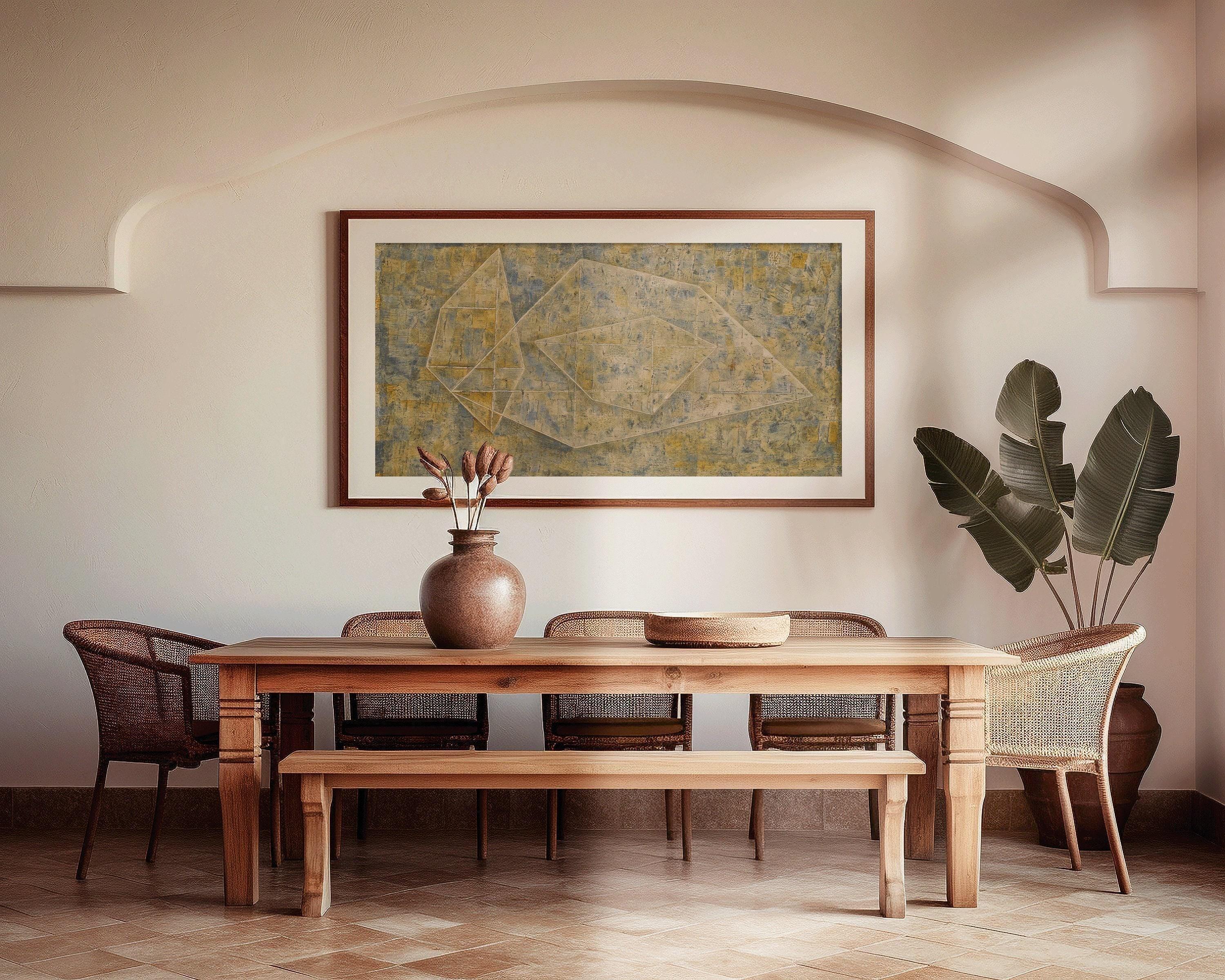 Paul Klee - P 14 | Modern Abstract Wide Panoramic Art (available handframed or unframed) 2x1 - 9ArtPrints