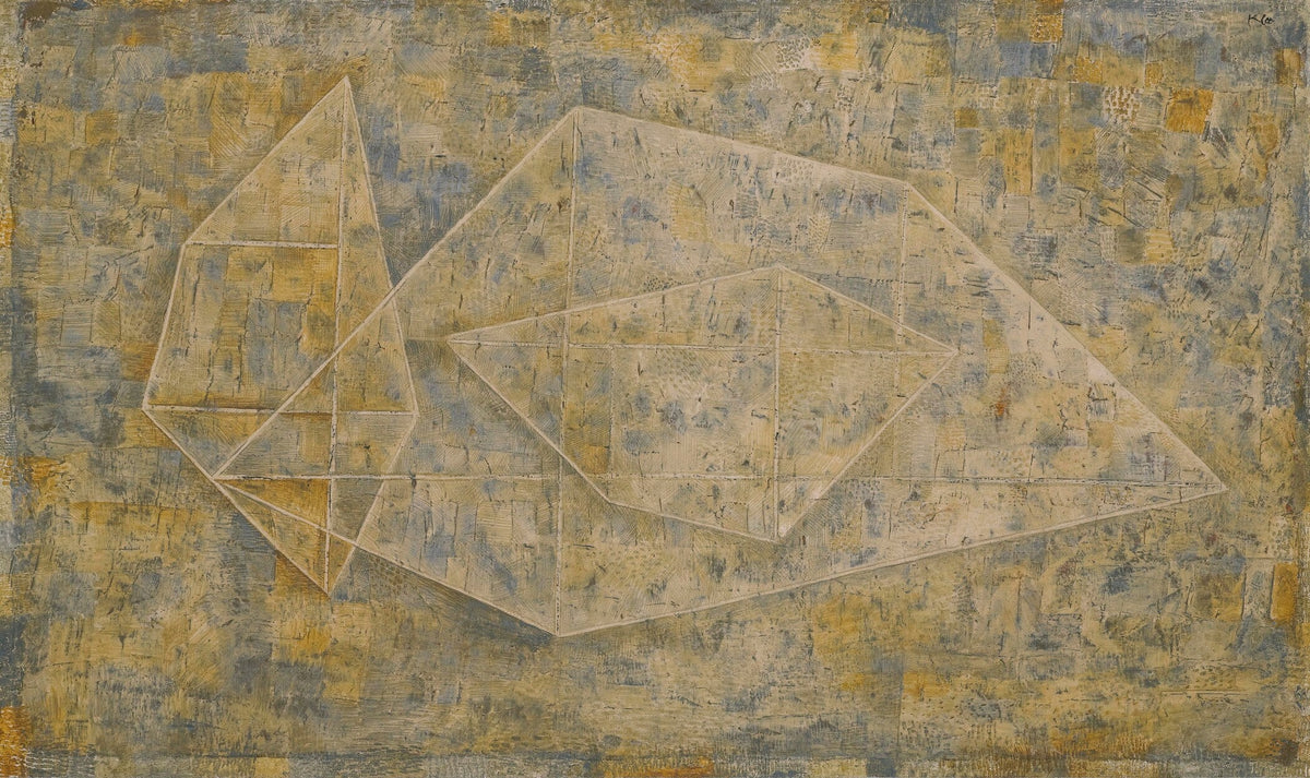 Paul Klee - P 14 | Modern Abstract Wide Panoramic Art (available handframed or unframed) 2x1 - 9ArtPrints