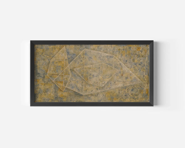 Paul Klee - P 14 | Modern Abstract Wide Panoramic Art (available handframed or unframed) 2x1