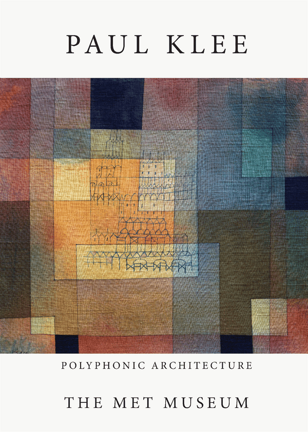 Paul Klee — Polyphonic Architecture | Bauhaus Abstract Print