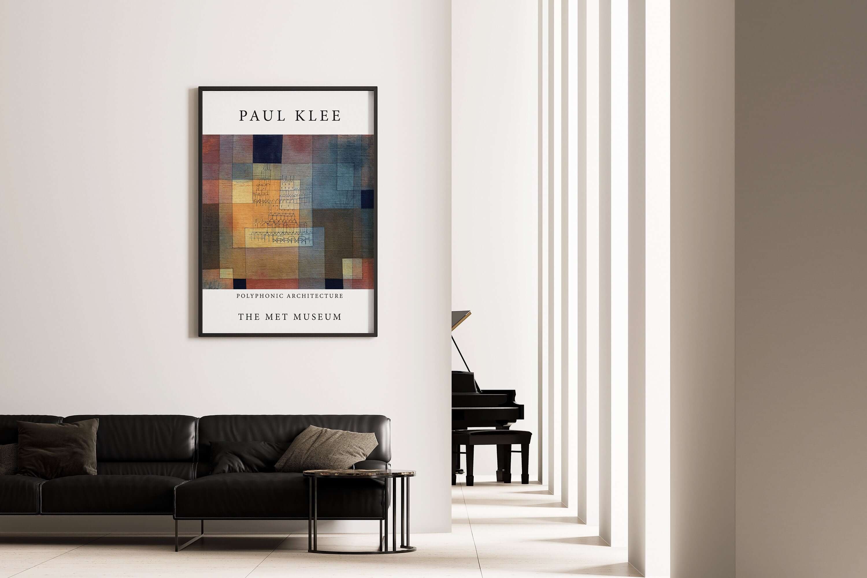 Paul Klee - Polyphonic Architecture | Modern Art Exhibition Poster (available framed or unframed) - 9ArtPrints