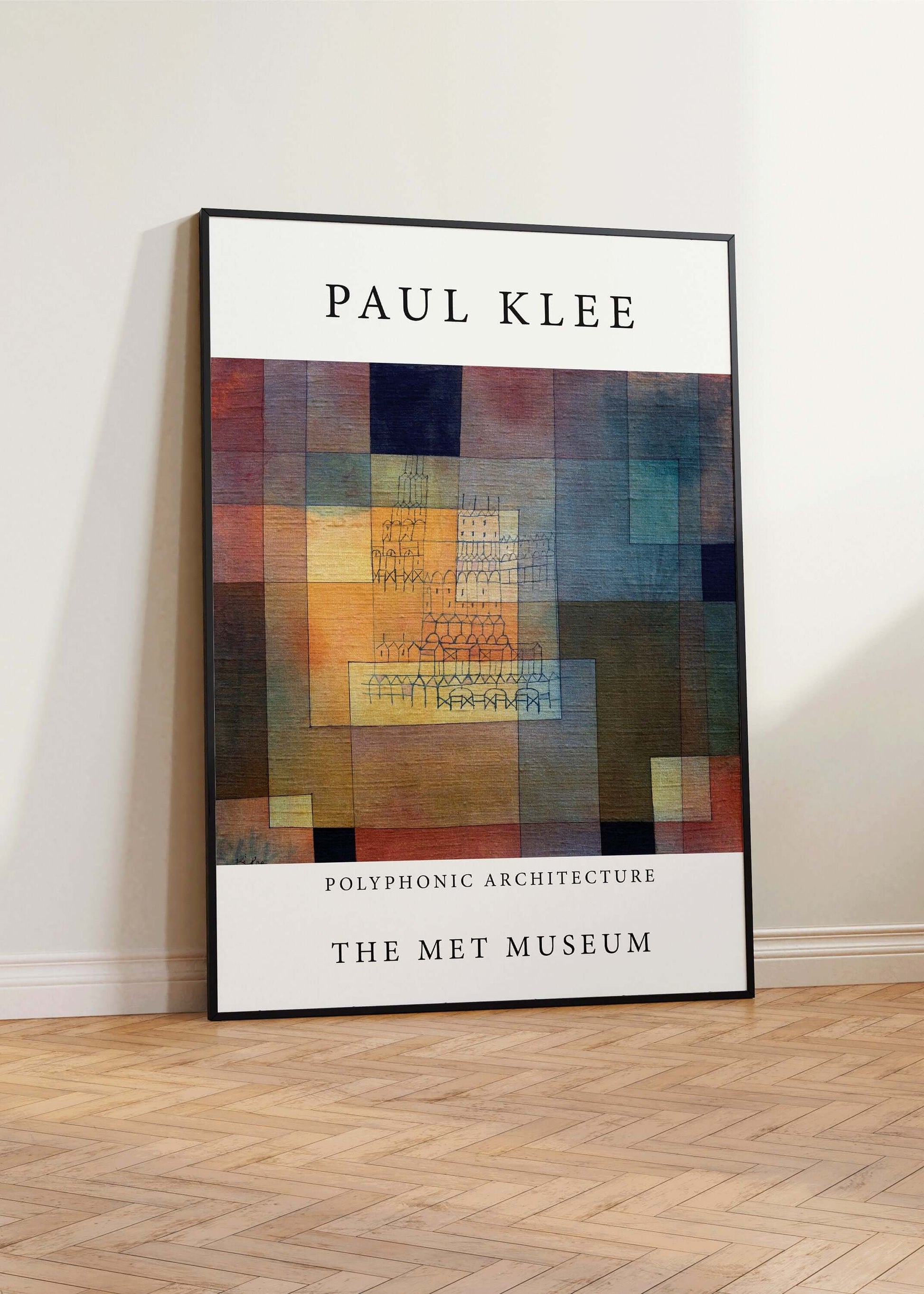 Paul Klee - Polyphonic Architecture | Modern Art Exhibition Poster (available framed or unframed) - 9ArtPrints