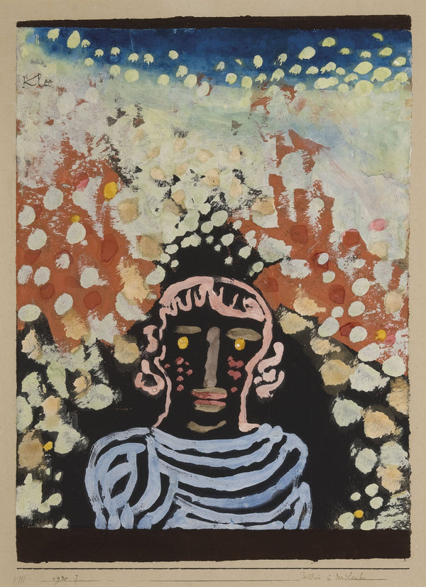 Paul Klee — Portrait in the Arbor (Bildnis in der Laube) | Bauhaus Fine Art Print