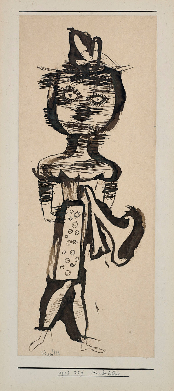 Paul Klee — Portrait of a Child (Kinderbildnis) | Bauhaus Fine Art Print