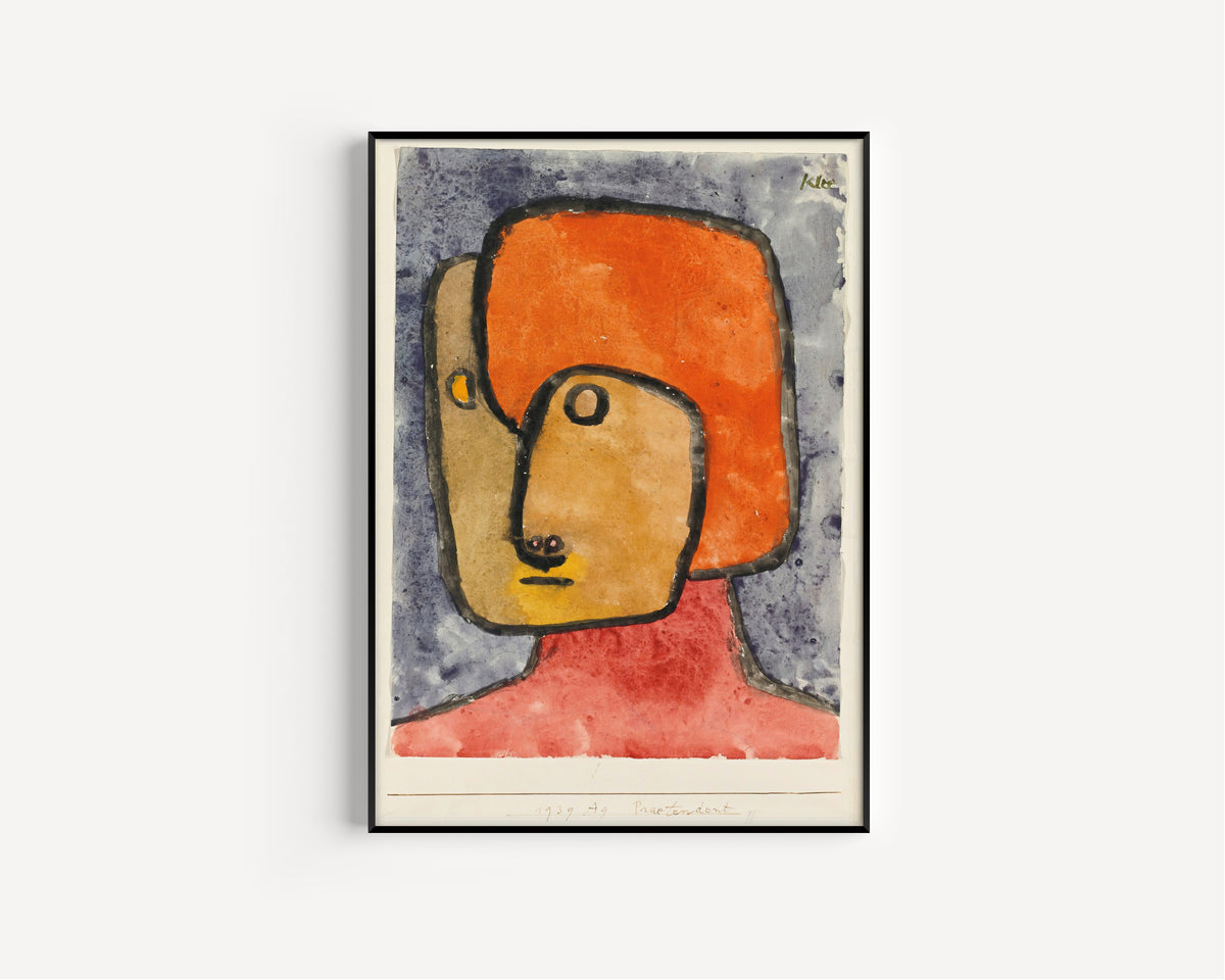 Paul Klee — Pretender (Prätendent) | Bauhaus Fine Art Print - 9ArtPrints