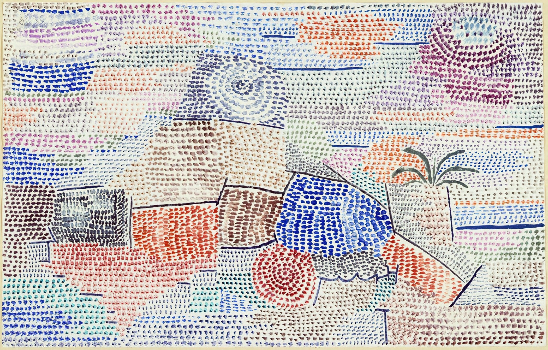 Paul Klee Print: Light Over Former Times, Abstract Panoramic Art - 9ArtPrints