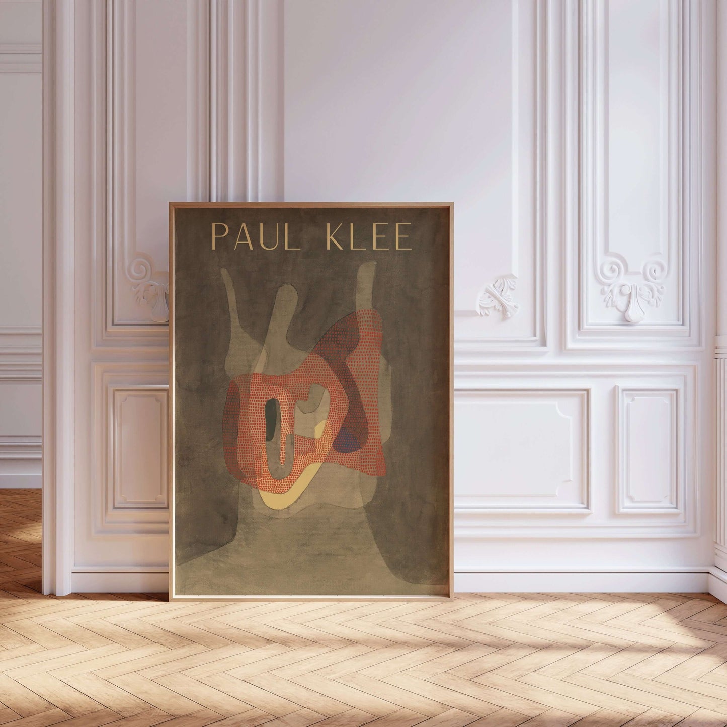 Paul Klee - Protectress | Neutral Modern Exhibition Poster (available framed or unframed) - 9ArtPrints