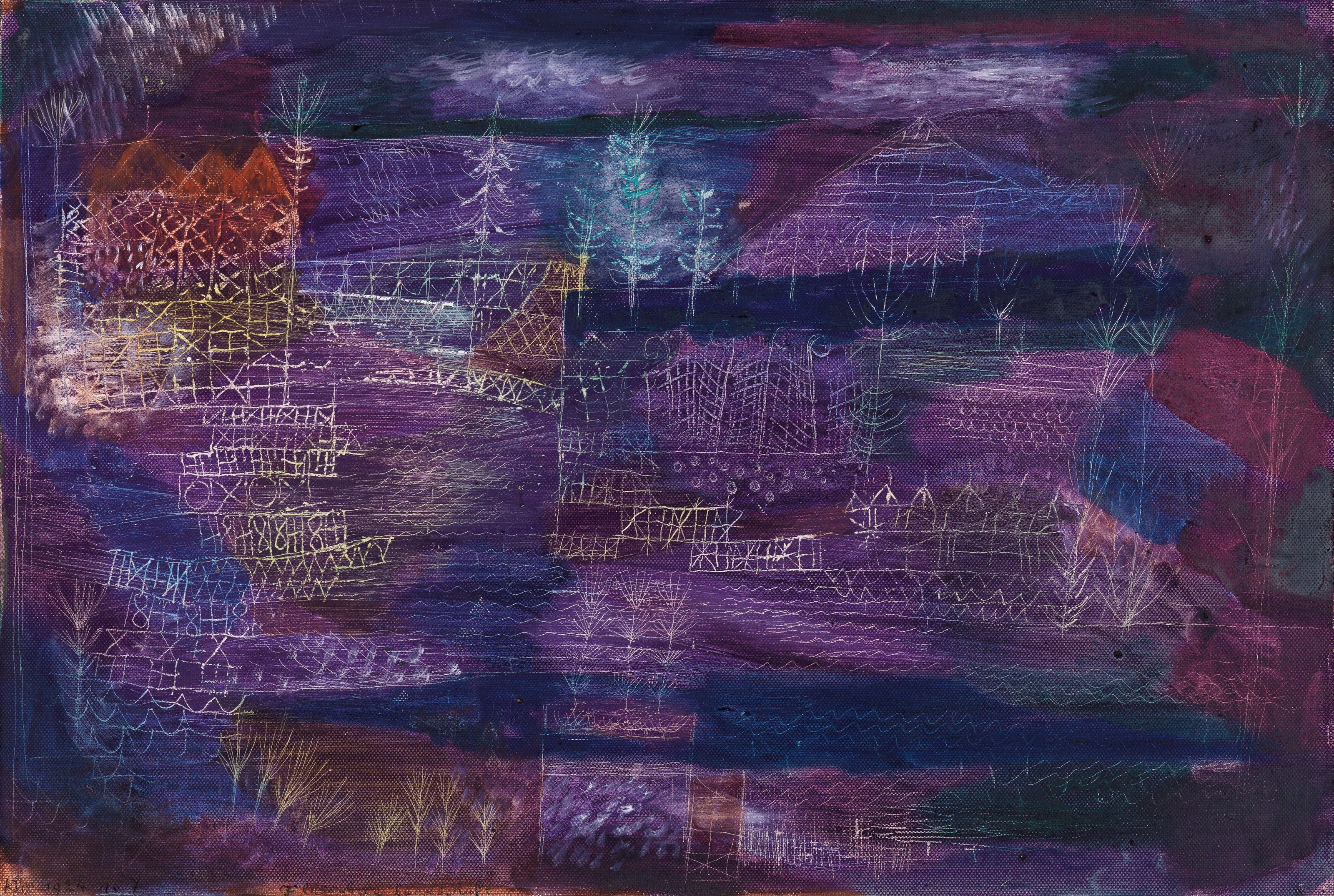 Paul Klee — River Landscape (Flusslandschaft) | Bauhaus Fine Art Print - 9ArtPrints