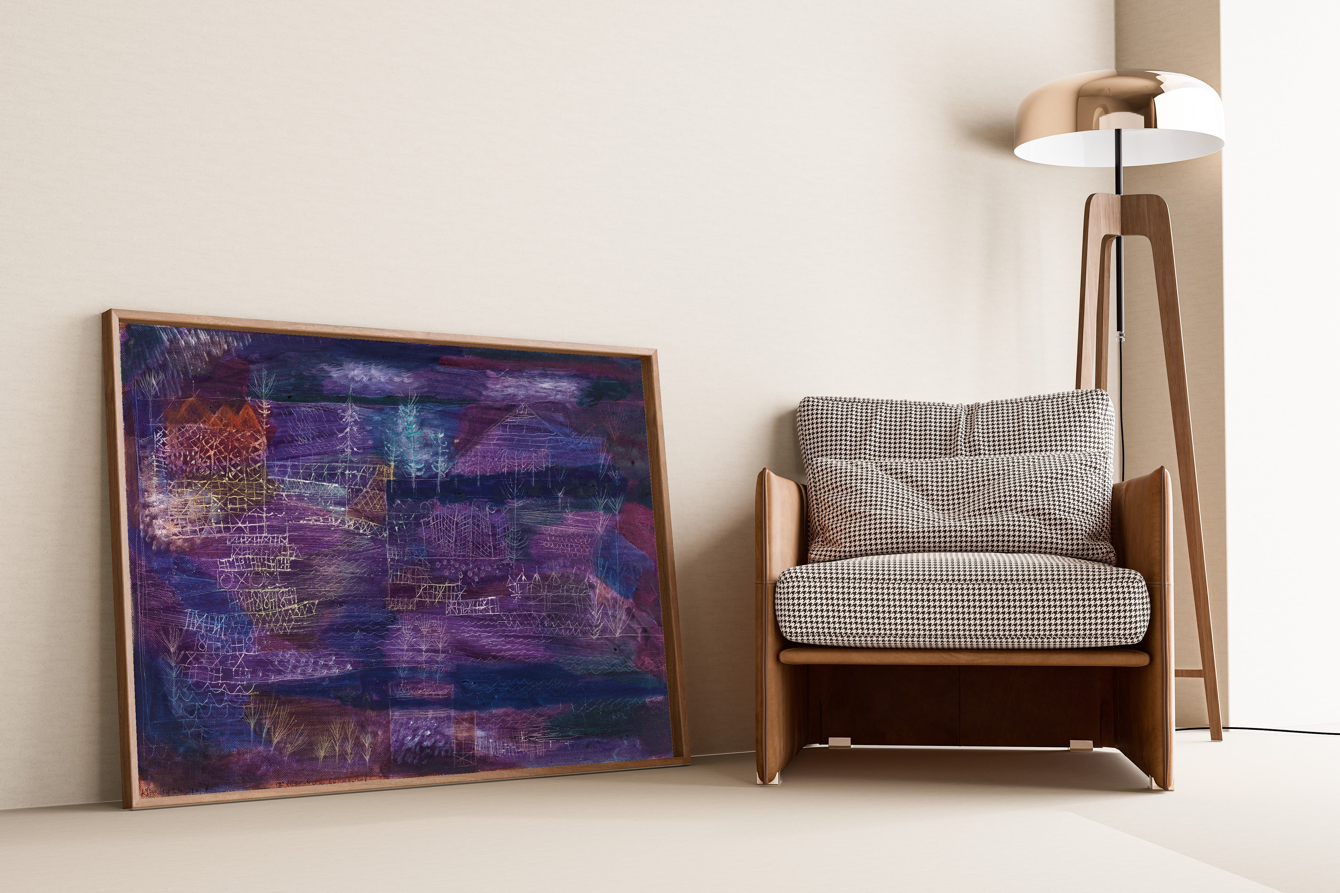 Paul Klee — River Landscape (Flusslandschaft) | Bauhaus Fine Art Print - 9ArtPrints