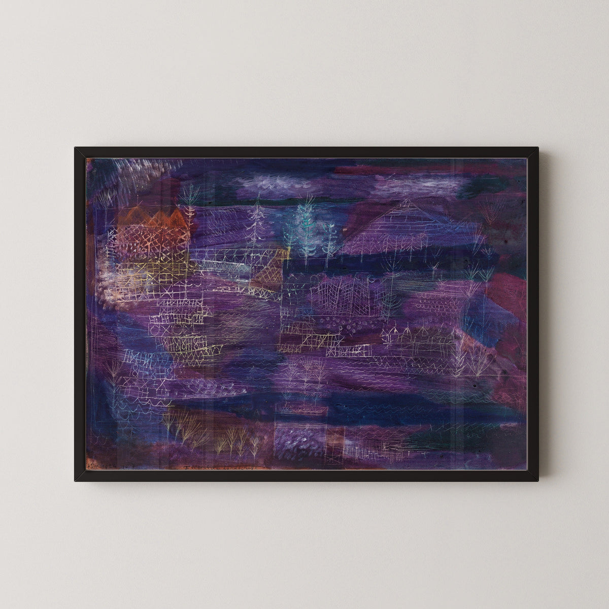 Paul Klee — River Landscape (Flusslandschaft) | Bauhaus Fine Art Print - 9ArtPrints