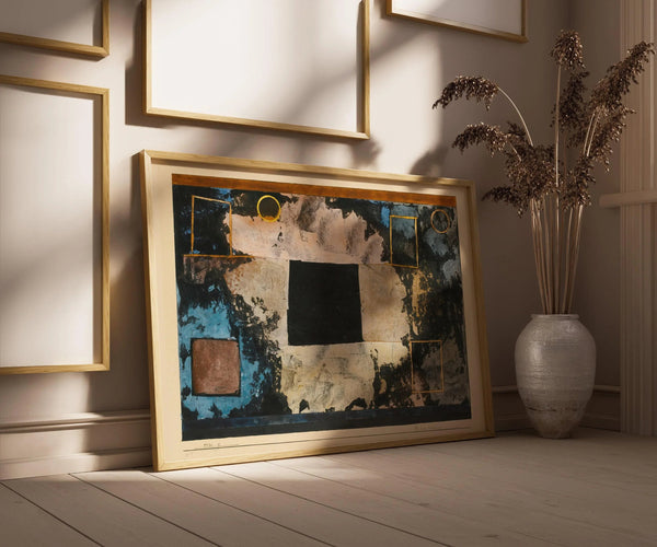 Paul Klee — Rock Cut Chambers | Bauhaus Abstract Art Print
