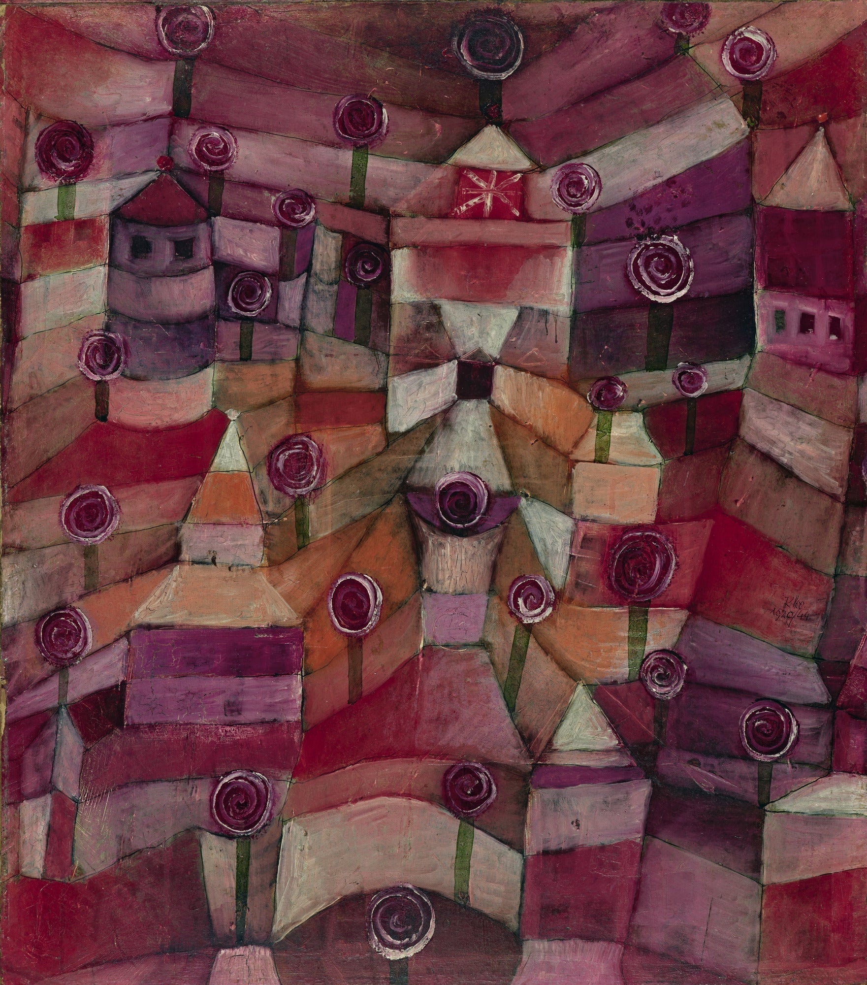 Paul Klee — Rose Garden | Bauhaus Fine Art Print - 9ArtPrints