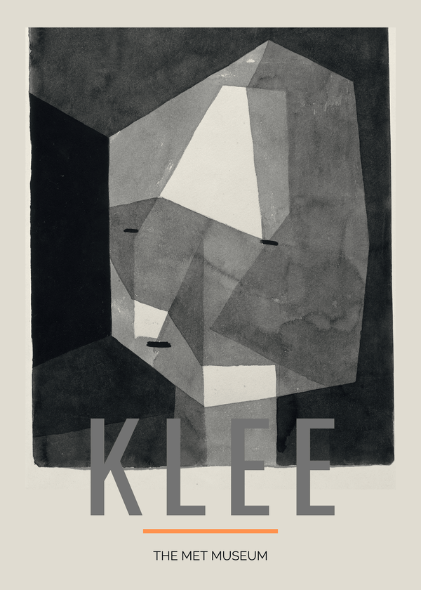 Paul Klee — Rough Cut Head | Bauhaus Expressionist Print