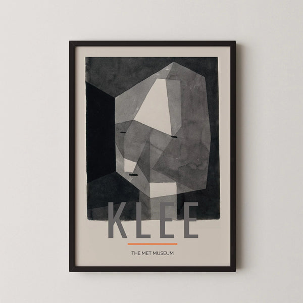 Paul Klee — Rough Cut Head | Bauhaus Expressionist Print