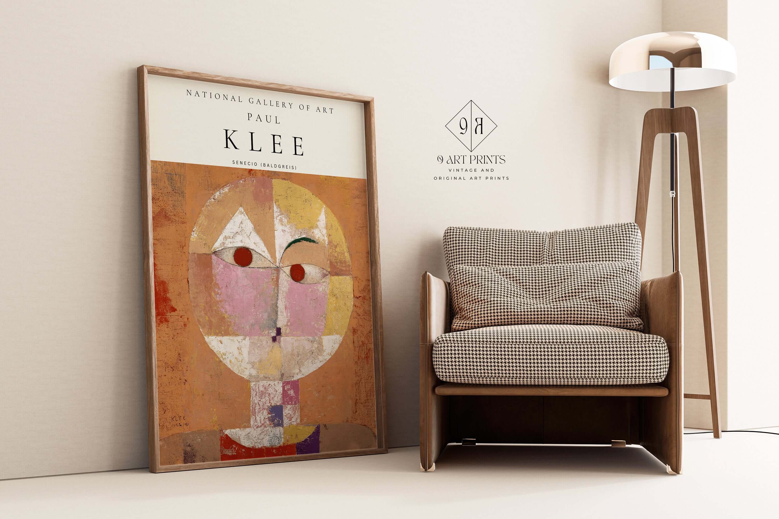 Paul Klee Senecio (Baldgreis) | Modern Art Exhibition Poster (available framed or unframed) - 9ArtPrints