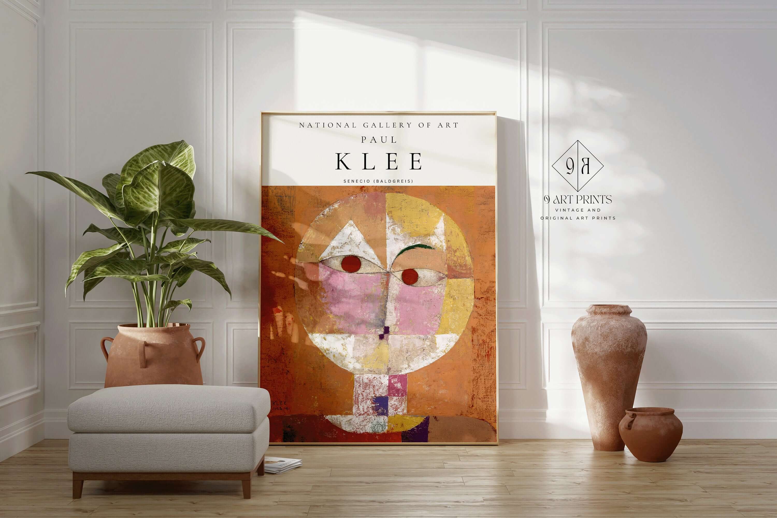 Paul Klee Senecio (Baldgreis) | Modern Art Exhibition Poster (available framed or unframed) - 9ArtPrints