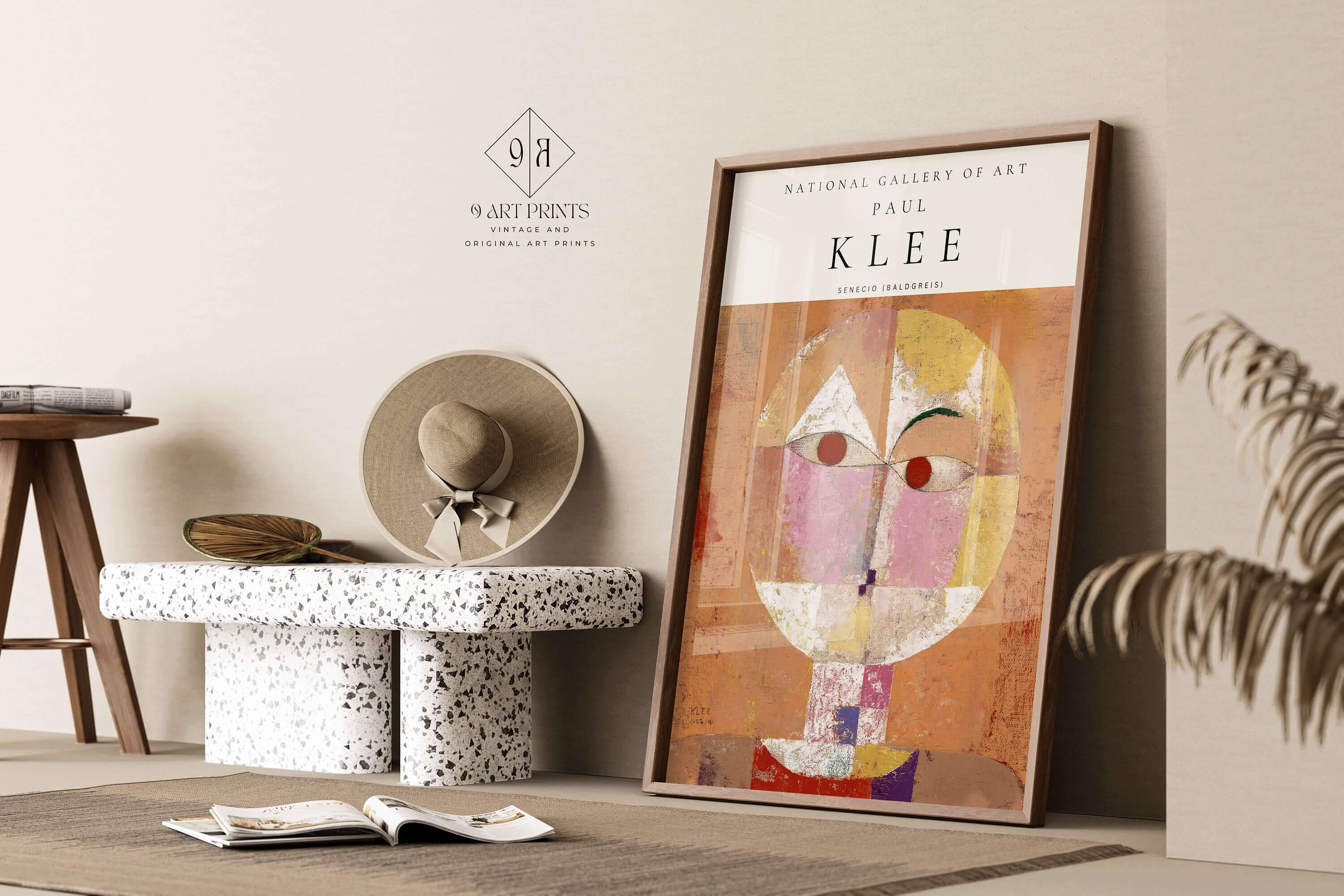 Paul Klee Senecio (Baldgreis) | Modern Art Exhibition Poster (available framed or unframed) - 9ArtPrints