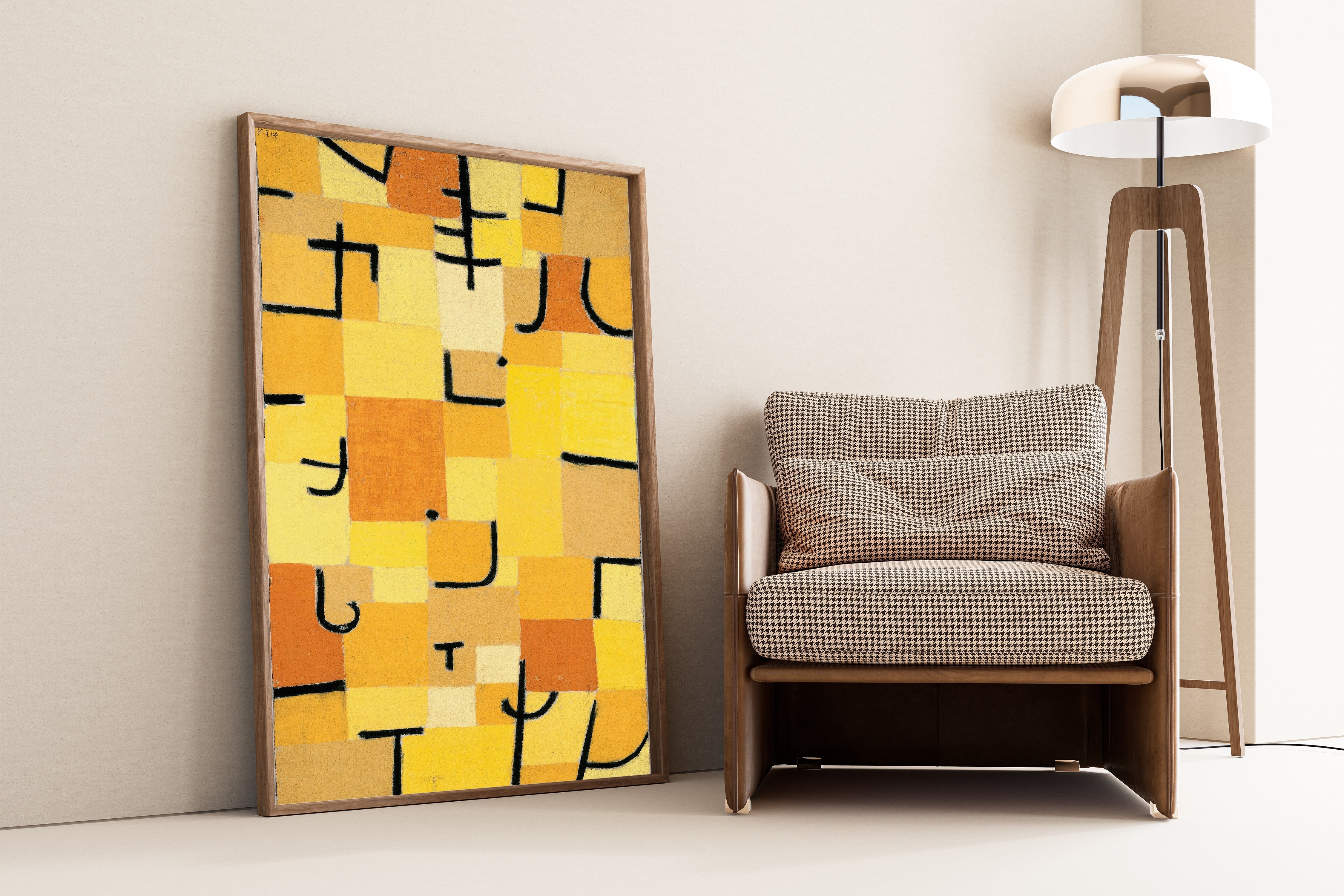 Paul Klee — Signs in Yellow | Bauhaus Fine Art Print - 9ArtPrints