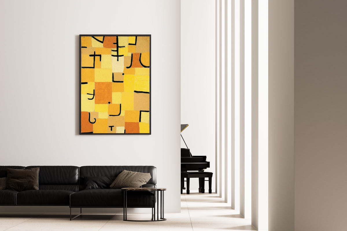 Paul Klee — Signs in Yellow | Bauhaus Fine Art Print - 9ArtPrints