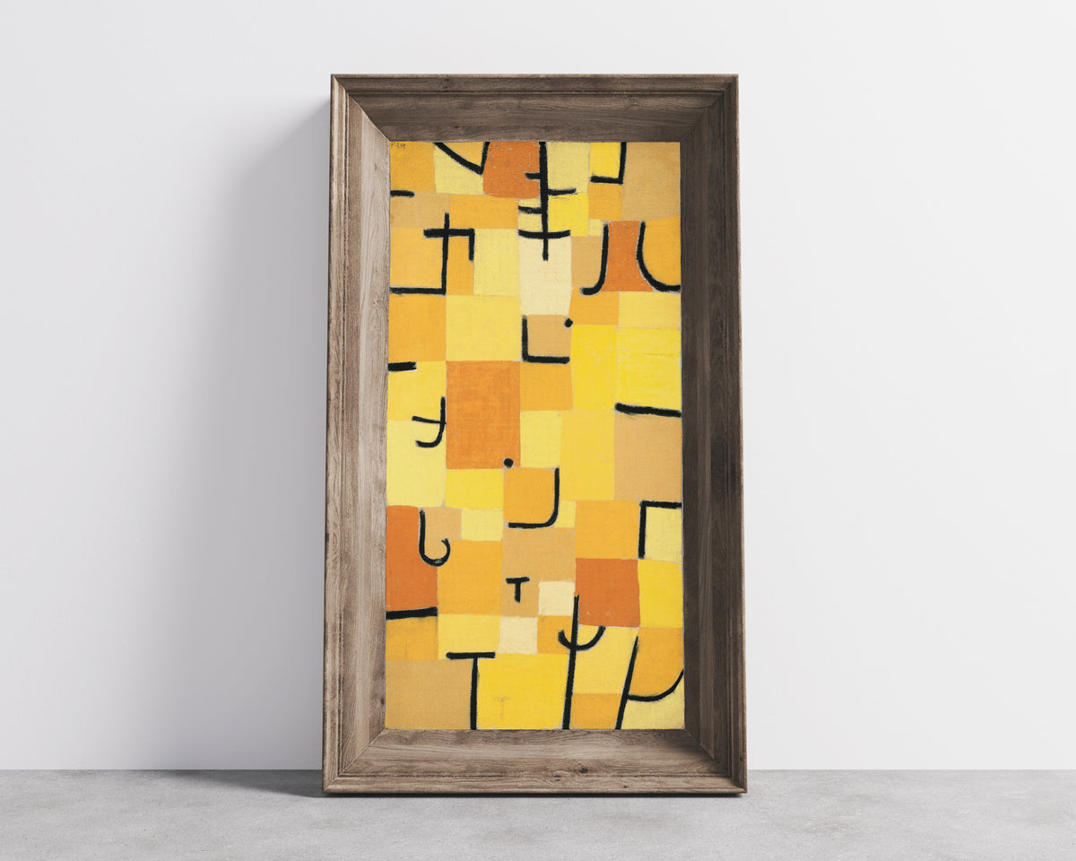 Paul Klee — Signs in Yellow | Bauhaus Fine Art Print - 9ArtPrints
