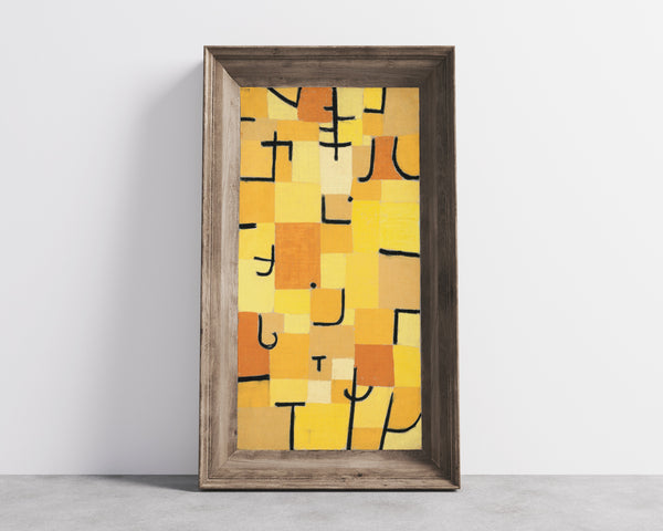 Paul Klee — Signs in Yellow | Bauhaus Fine Art Print