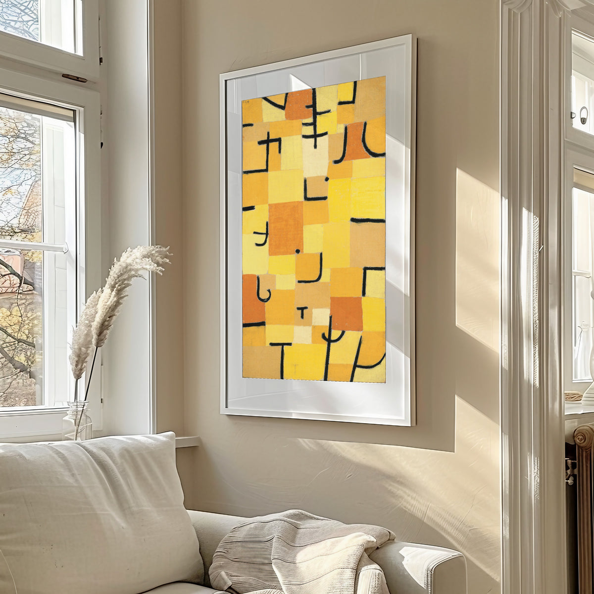 Paul Klee — Signs in Yellow | Bauhaus Fine Art Print - 9ArtPrints