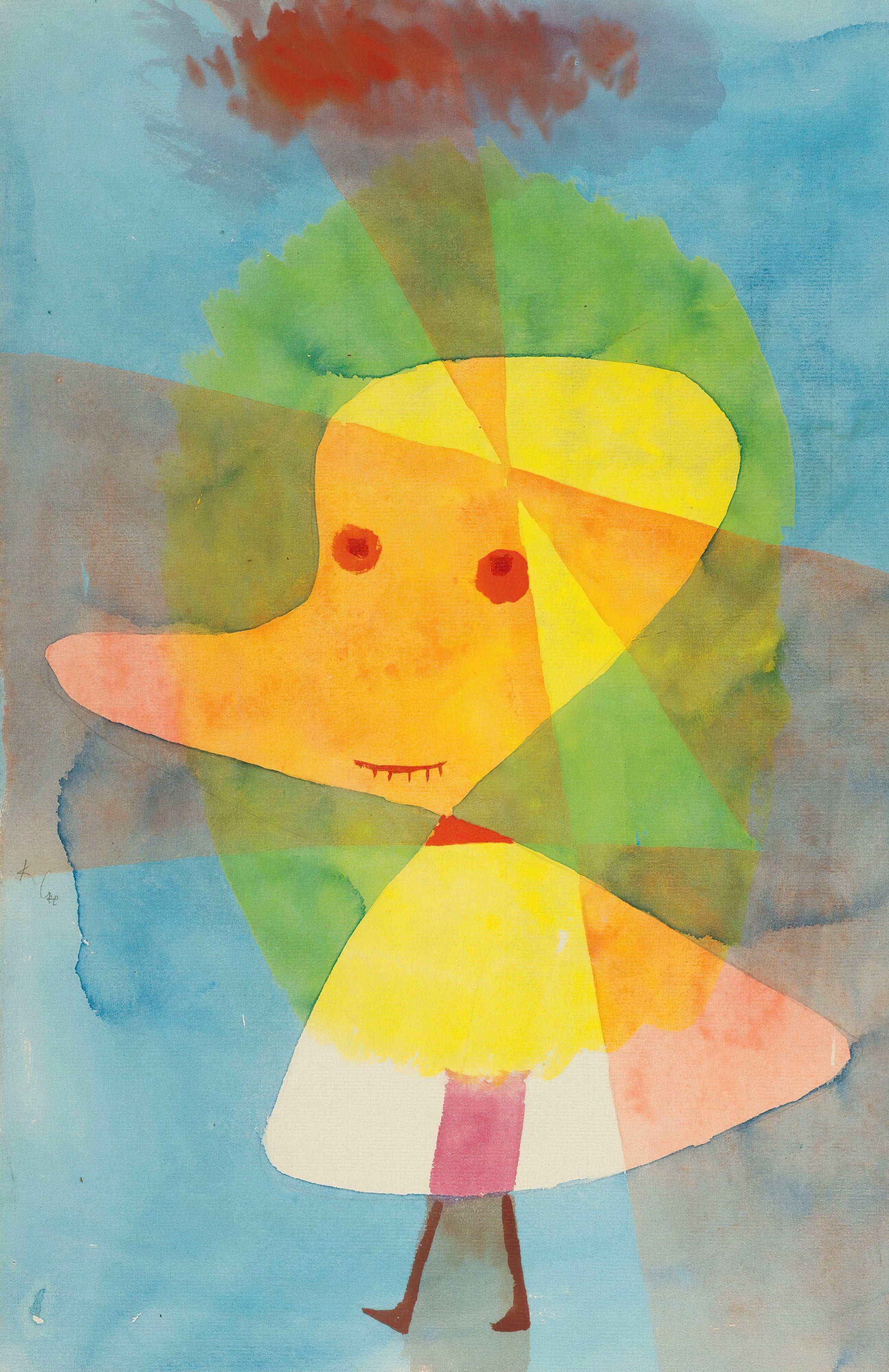 Paul Klee — Small Garden Ghost | Bauhaus Fine Art Print - 9ArtPrints