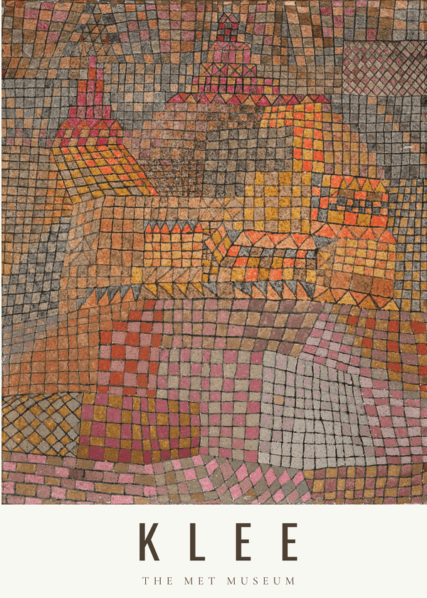 Paul Klee — Stadtburg Castle | Bauhaus Abstract Architecture Print