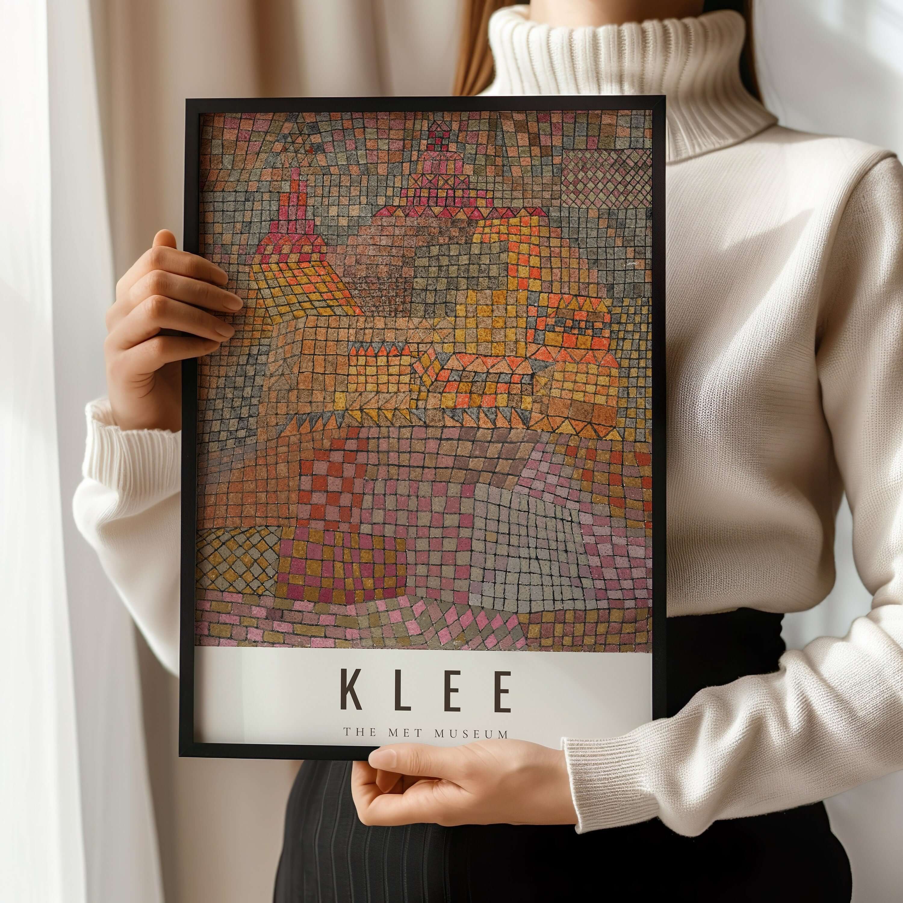 Paul Klee - Stadtburg Castle | Modern Abstract Art (Available framed or unframed) - 9ArtPrints