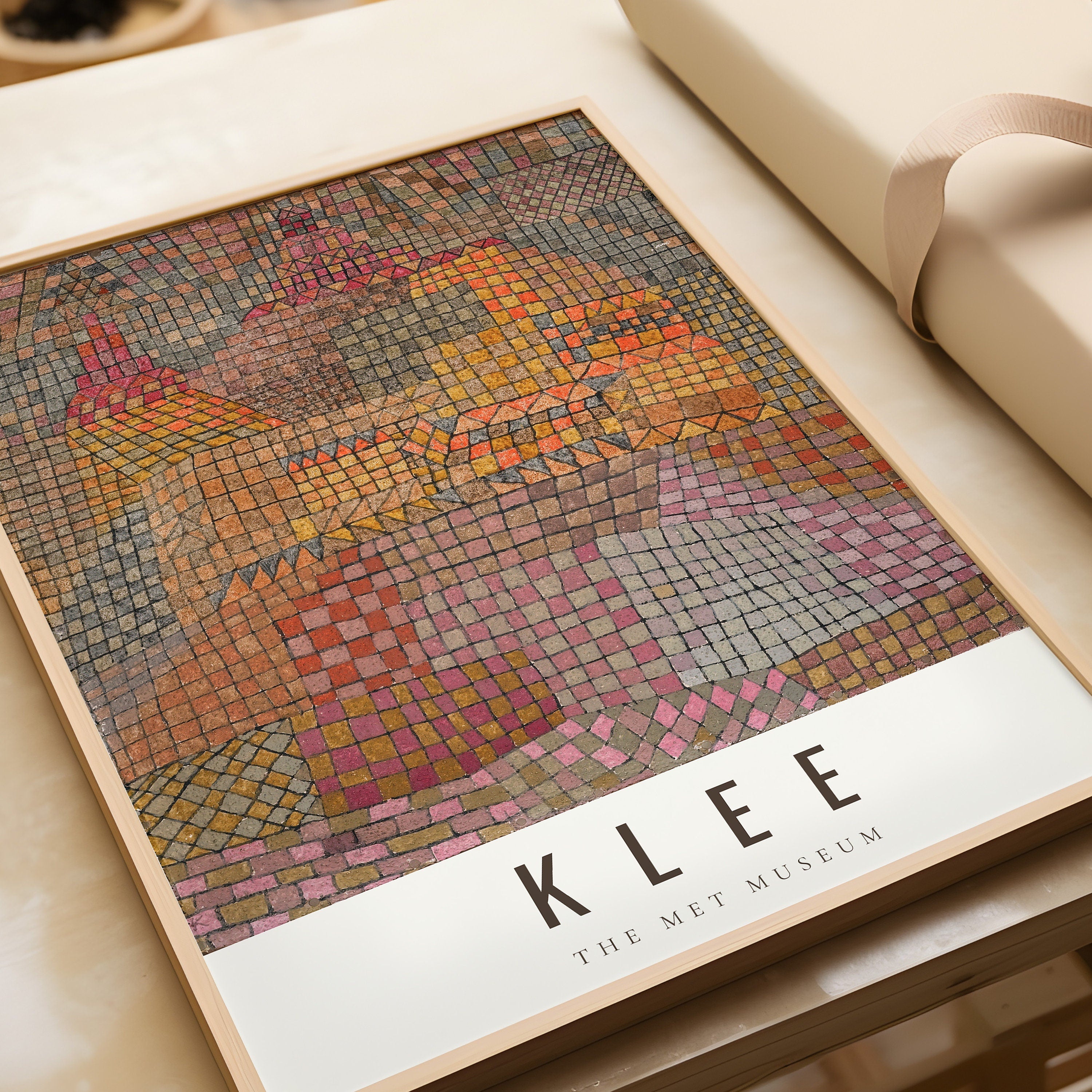 Paul Klee - Stadtburg Castle | Modern Abstract Art (Available framed or unframed) - 9ArtPrints