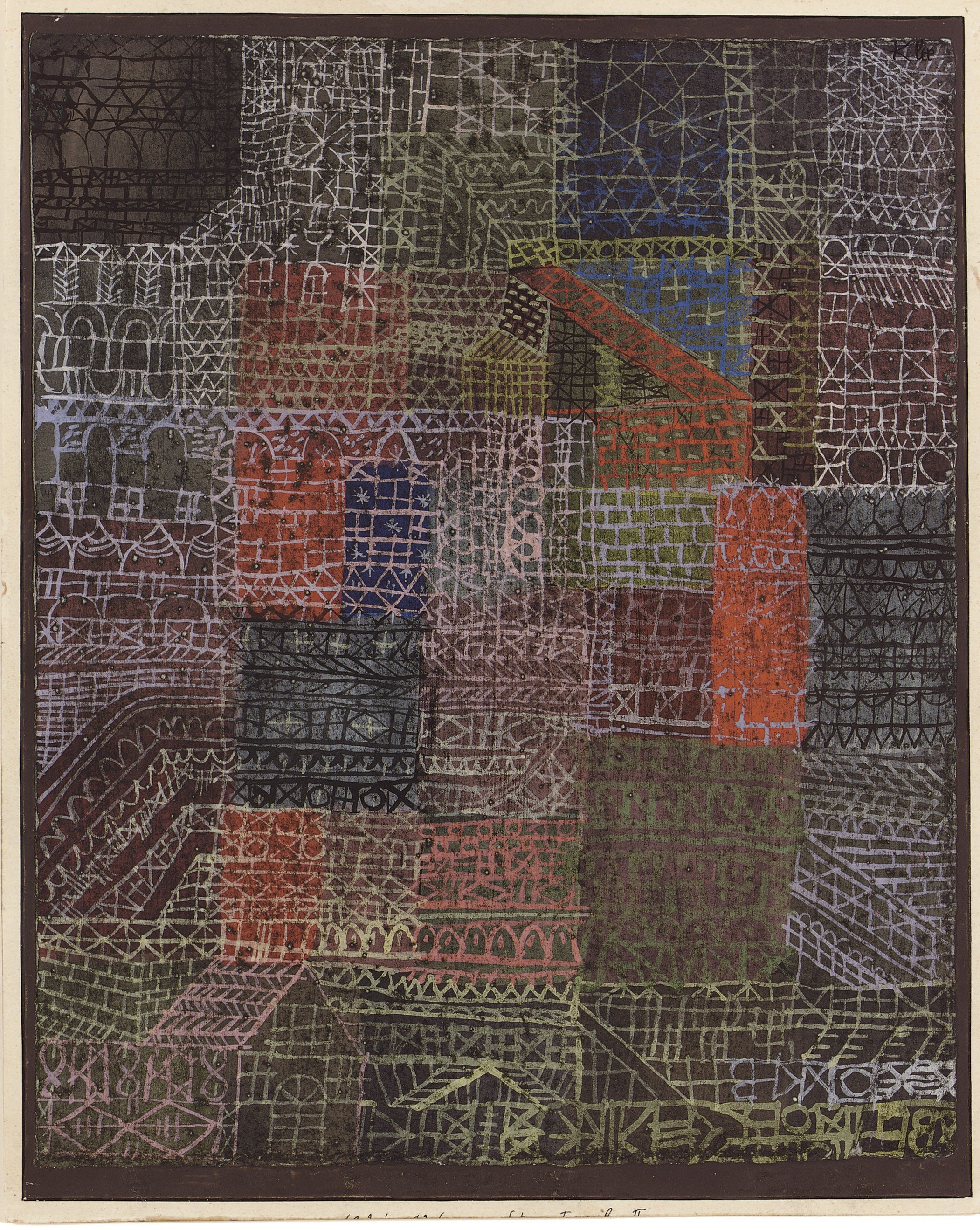 Paul Klee — Structural II | Bauhaus Fine Art Print - 9ArtPrints