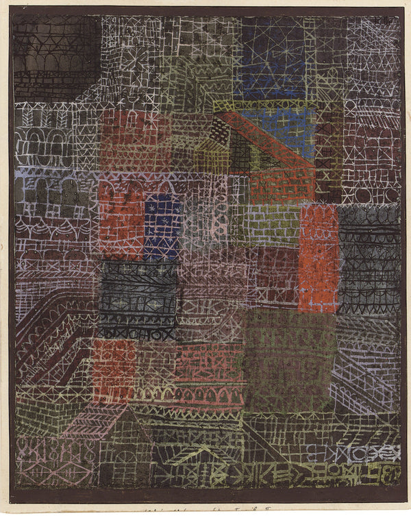 Paul Klee — Structural II | Bauhaus Fine Art Print