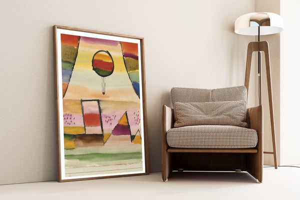 Paul Klee — The Balloon in the Window (Der Ballon im Fenster) | Bauhaus Fine Art Print