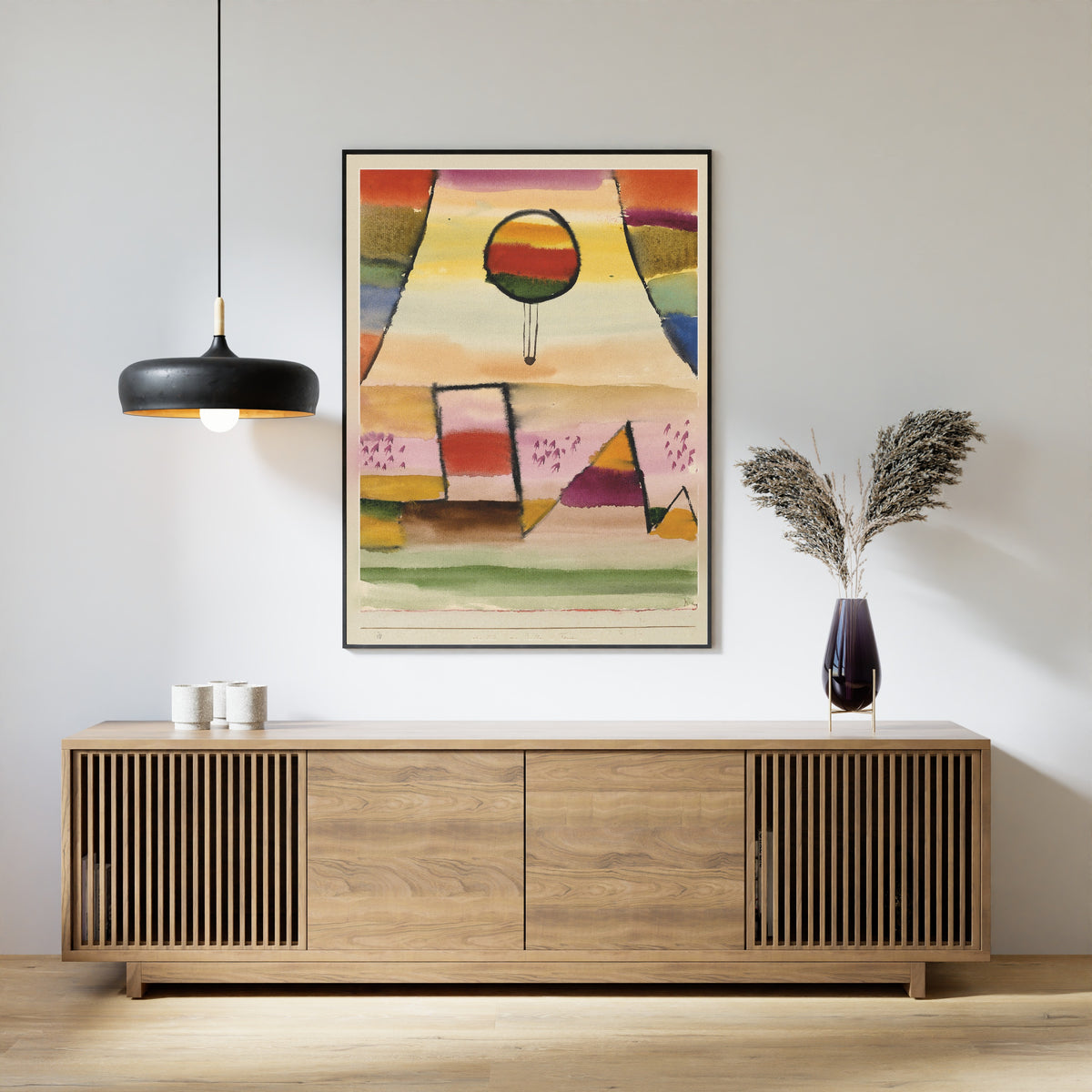 Paul Klee — The Balloon in the Window (Der Ballon im Fenster) | Bauhaus Fine Art Print - 9ArtPrints