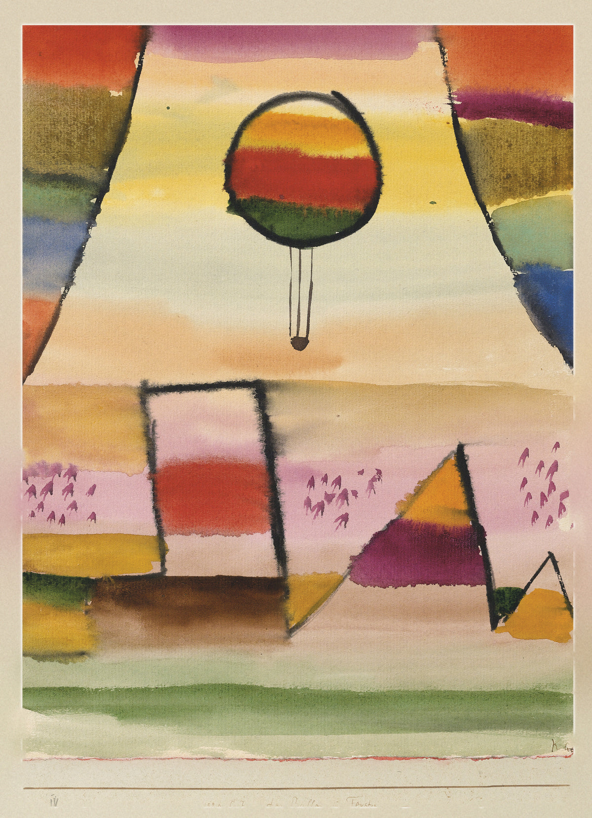 Paul Klee — The Balloon in the Window (Der Ballon im Fenster) | Bauhaus Fine Art Print - 9ArtPrints