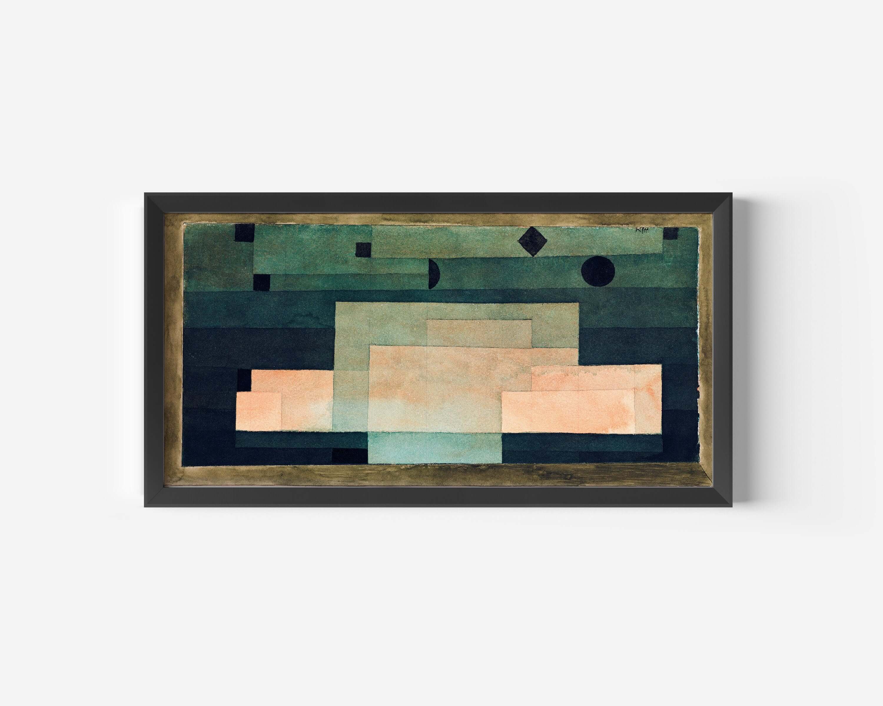 Paul Klee - The Firmament Above the Temple | Modern Abstract Wide Panoramic Art (available framed or unframed) - 9ArtPrints