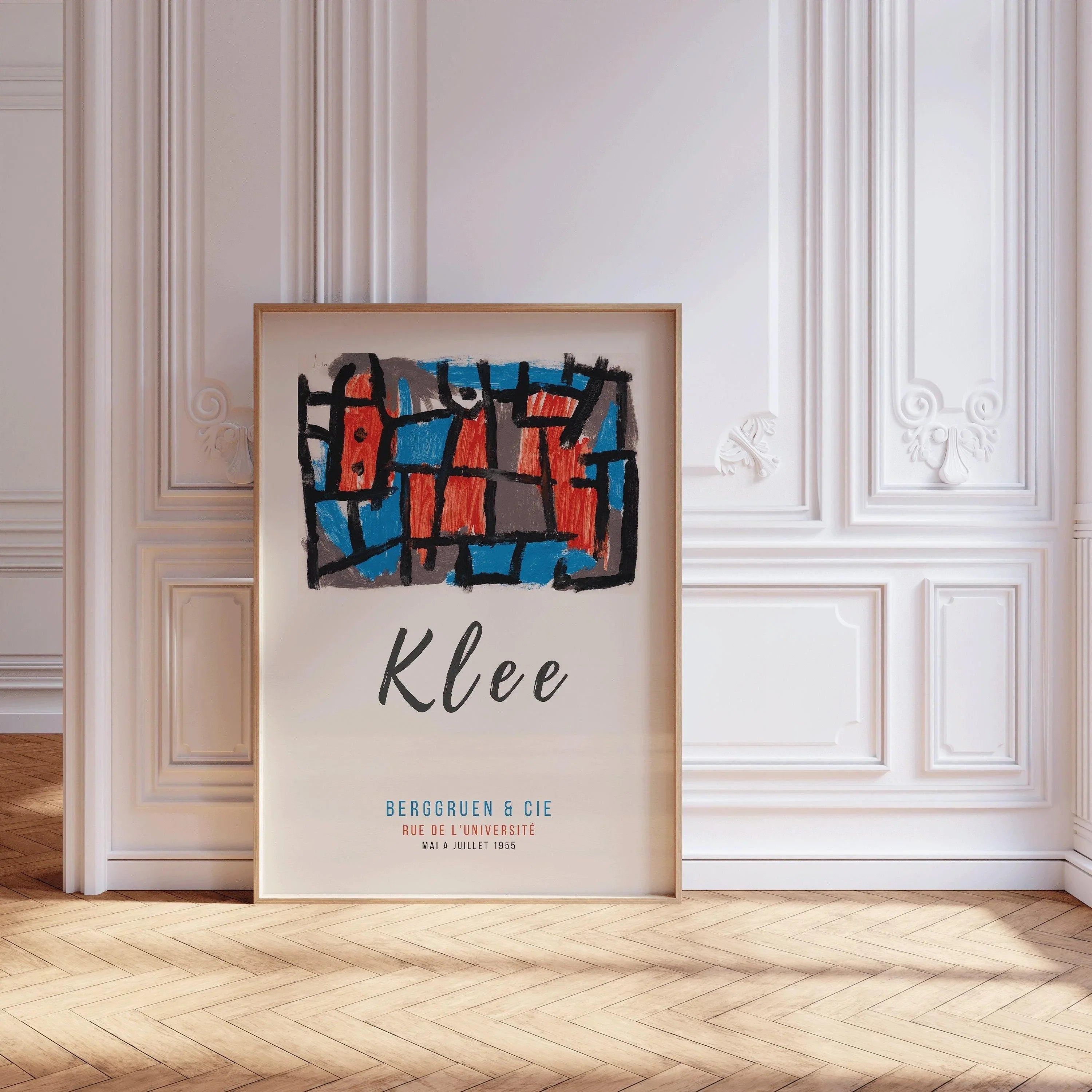 Paul Klee - The Hour Before One Night | Modern Art Exhibition Poster (available handframed or unframed) - 9ArtPrints