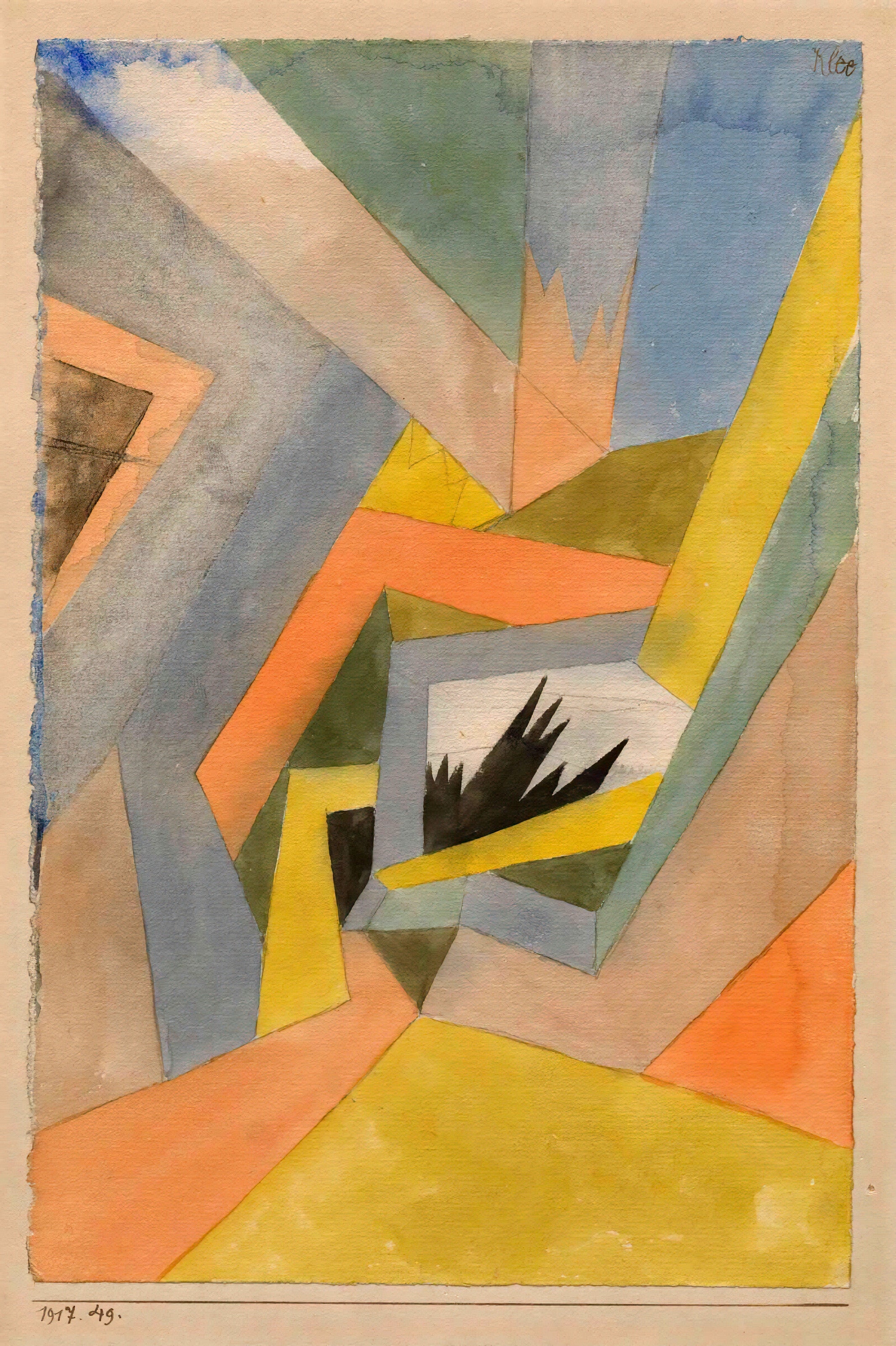 Paul Klee — The Idea of Firs | Bauhaus Fine Art Print - 9ArtPrints