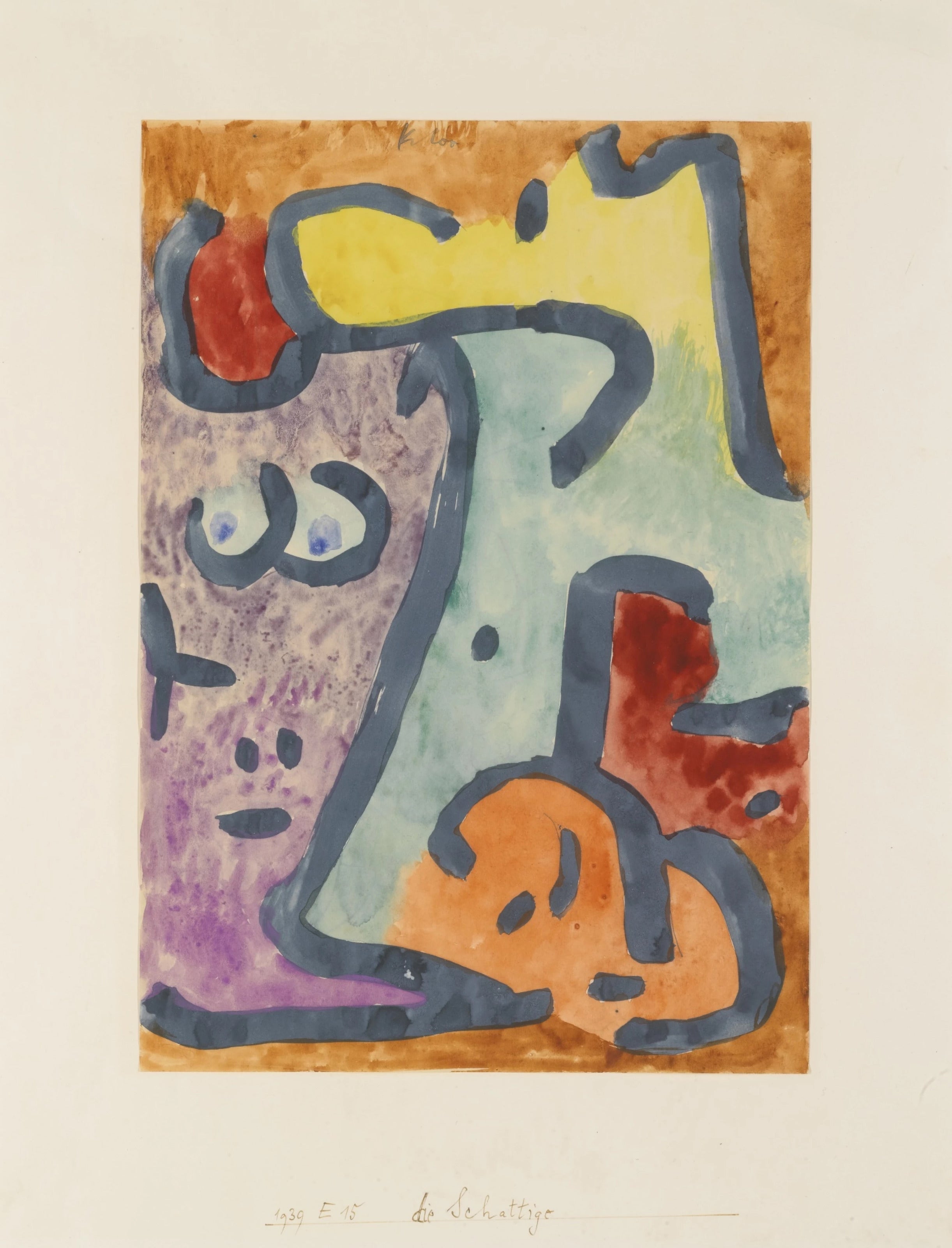 Paul Klee — The Shadowy One (Die Schattige) | Bauhaus Fine Art Print - 9ArtPrints