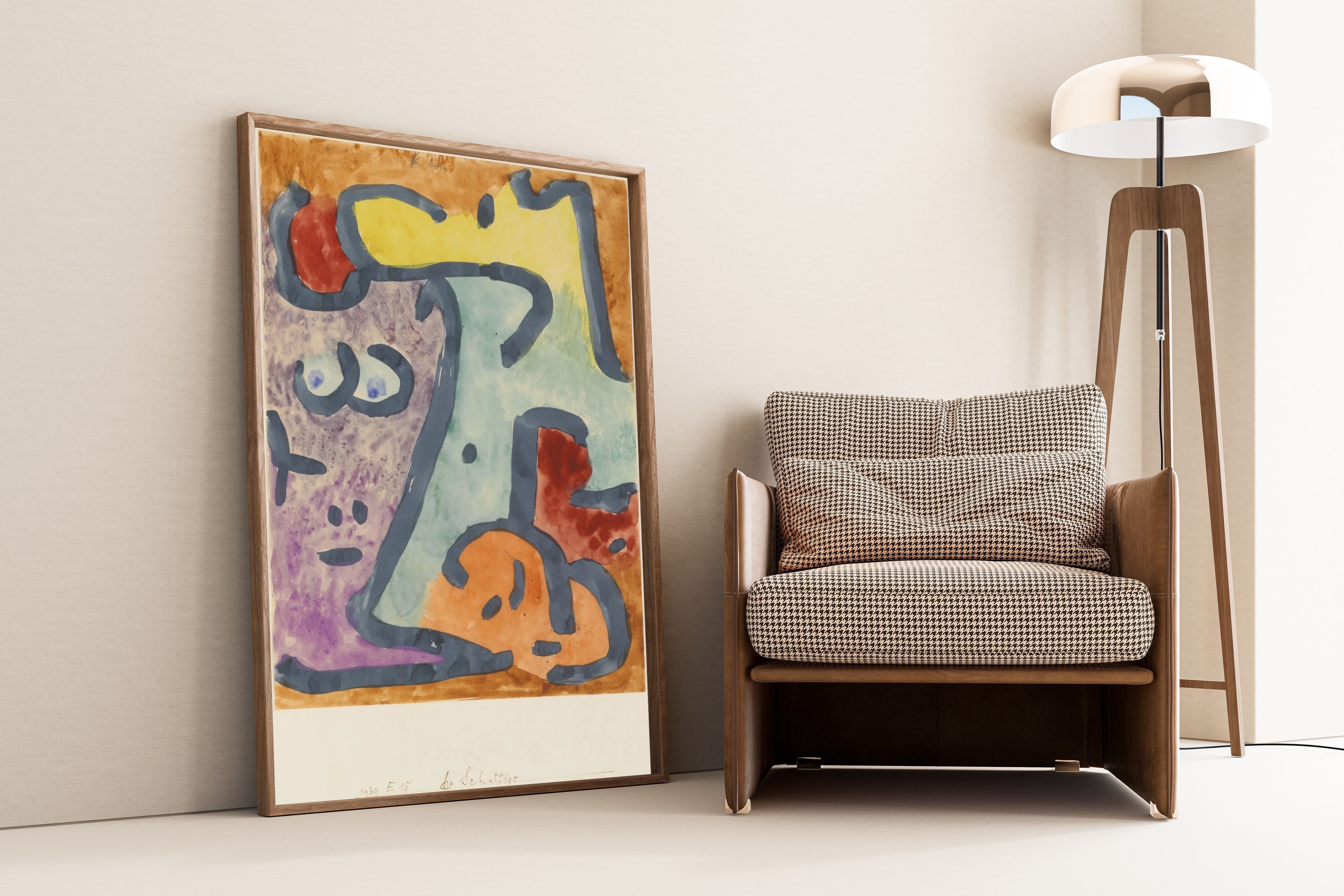 Paul Klee — The Shadowy One (Die Schattige) | Bauhaus Fine Art Print - 9ArtPrints
