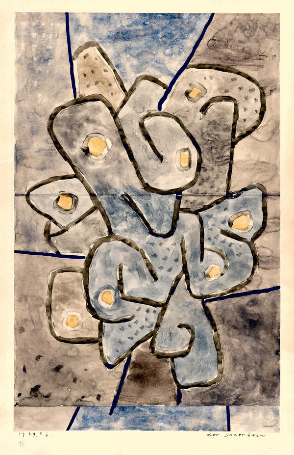 Paul Klee — The Sour Tree (Der Sauerbaum) | Bauhaus Fine Art Print