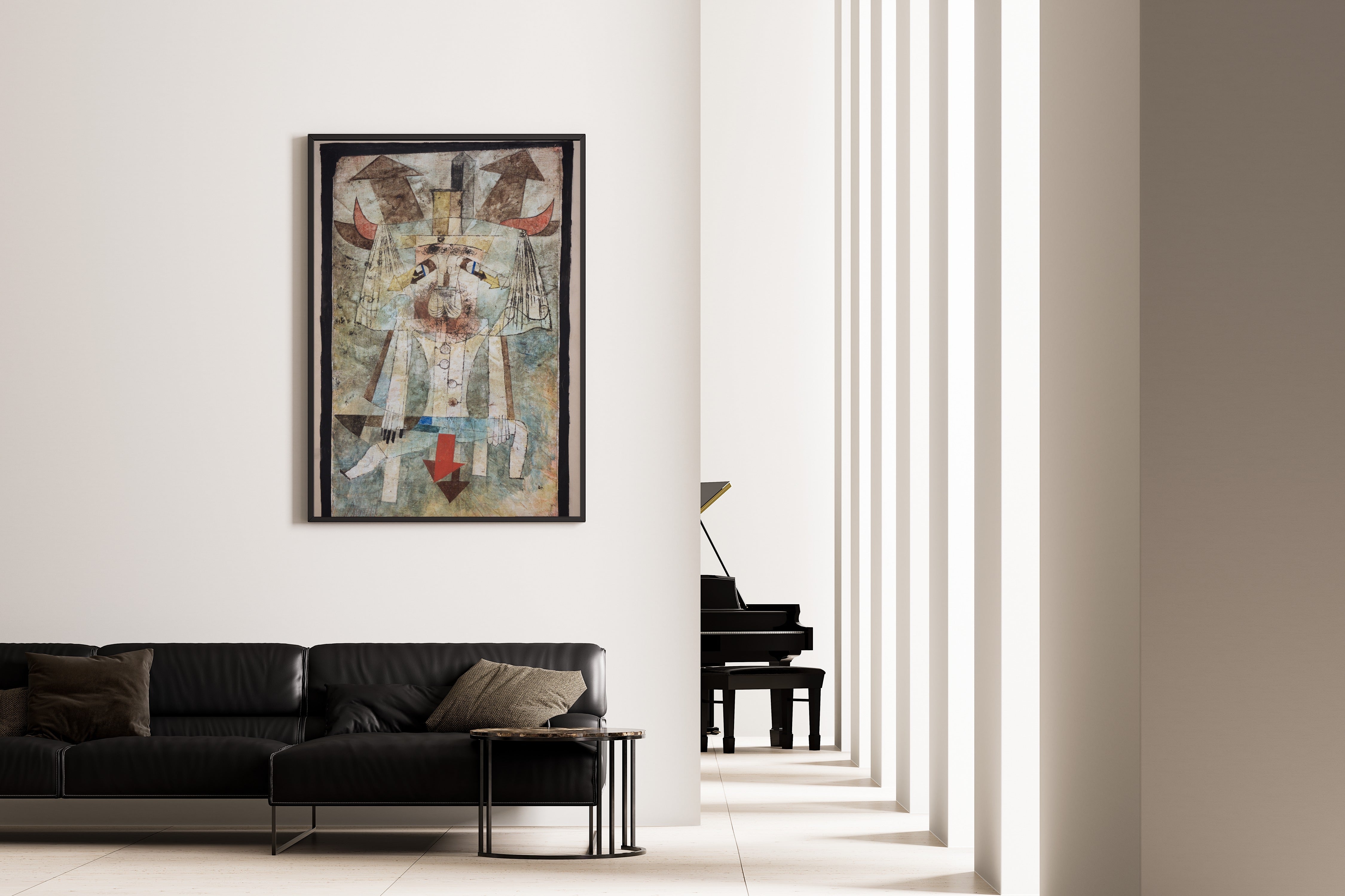 Paul Klee — The Wild Man (Der wilde Mann) | Bauhaus Fine Art Print - 9ArtPrints