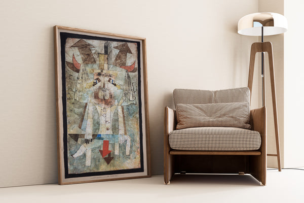 Paul Klee — The Wild Man (Der wilde Mann) | Bauhaus Fine Art Print