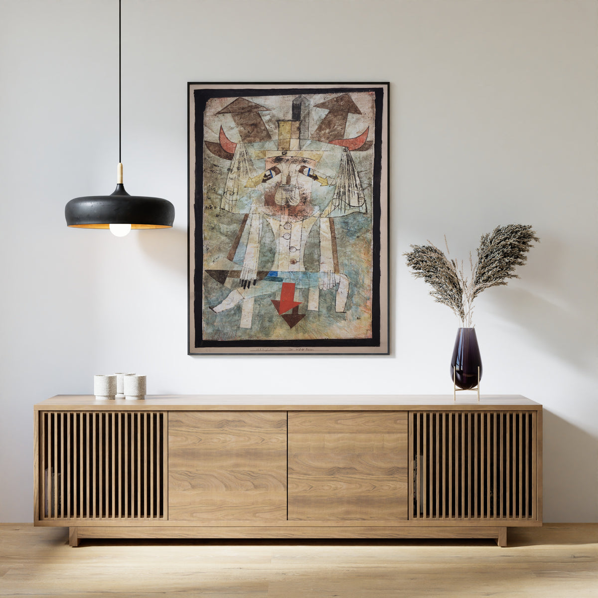 Paul Klee — The Wild Man (Der wilde Mann) | Bauhaus Fine Art Print - 9ArtPrints