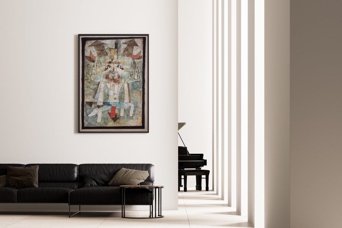 Paul Klee — The Wild Man (Der wilde Mann) | Bauhaus Fine Art Print - 9ArtPrints